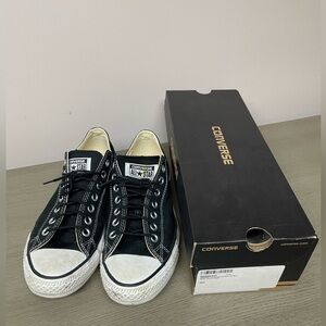 Converse Chuck Taylor All Star Low Mens 8.5 black